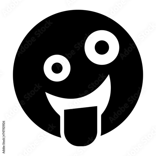 Crazy Creative Zone glyph icon