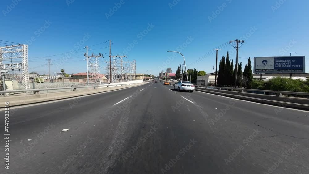 Stockton Cityscape El Dorado St North 04 Front View Driving Plates California USA Ultra Wide Stockton Cityscape El Dorado St North 04 Front View Driving Plates California USA Ultra Wide