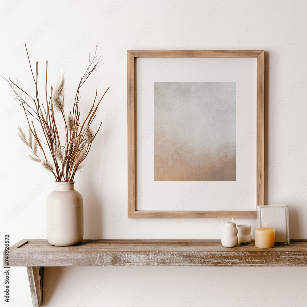 simple empty wall art frame shelf simple empty wall art frame shelf