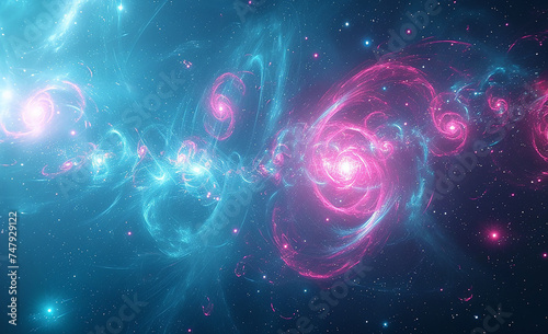 outer space digital background