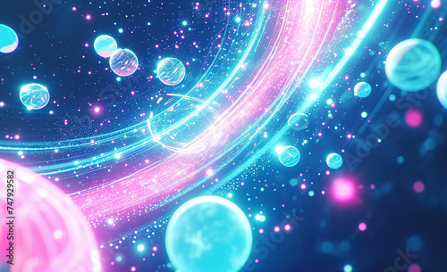 outer space digital background
