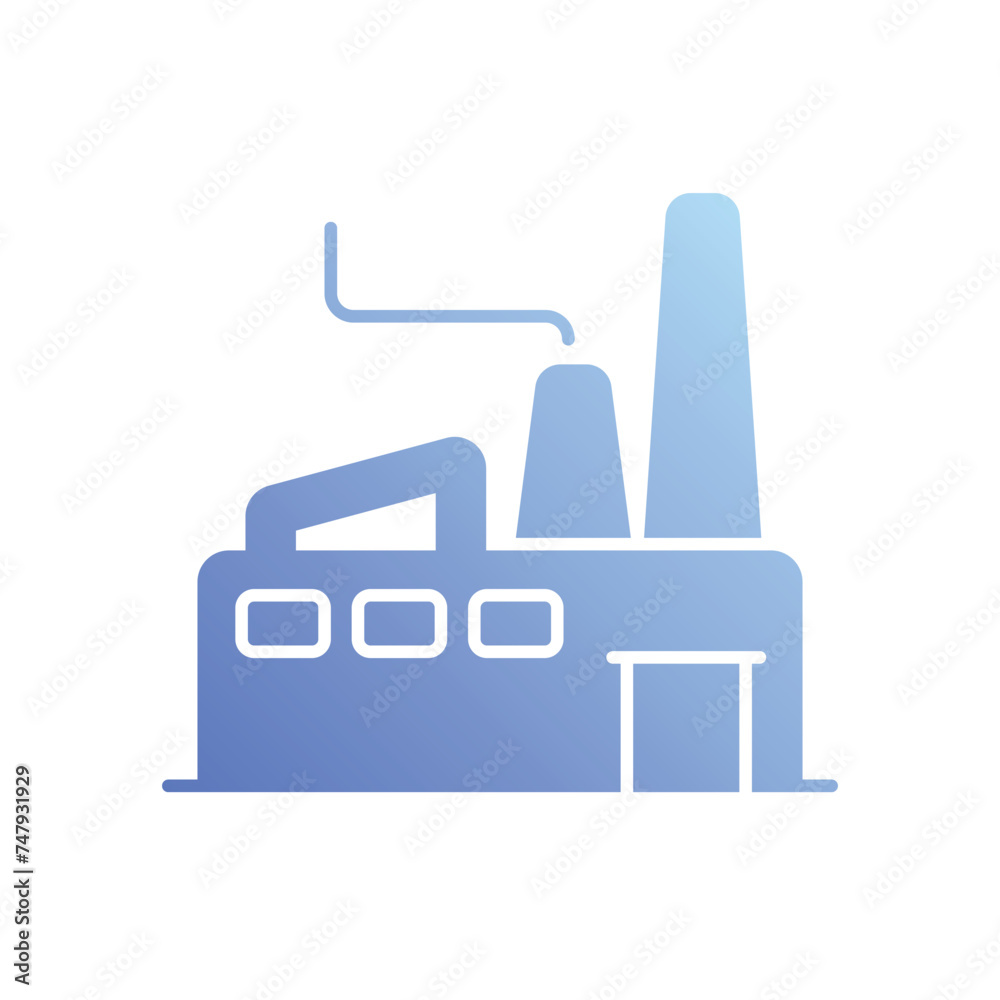 Industries icon vector stock illustration Industries icon vector stock illustration