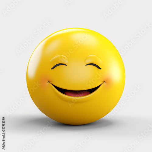 3d smiley face