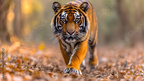 wild tiger in its natural habitat