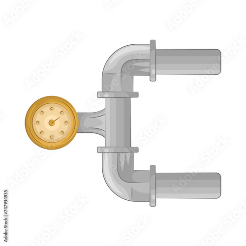 Illustration of water pipe 