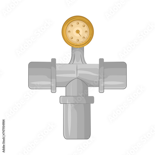Illustration of water pipe 