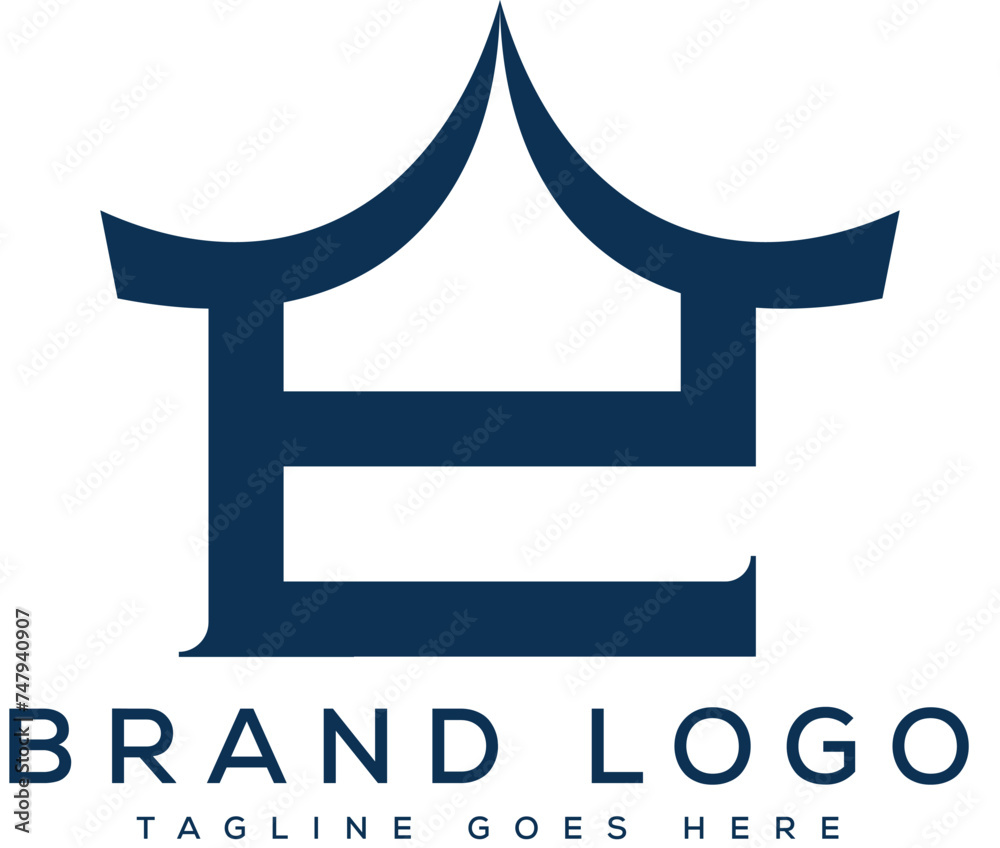 Letter E logo design vector template design for brand Letter E logo design vector template design for brand