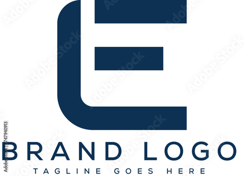 Letter LE logo design vector template design for brand
