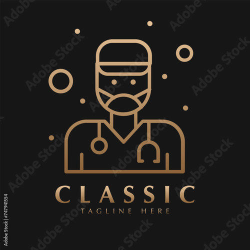 Doctor icon design template vector vector template