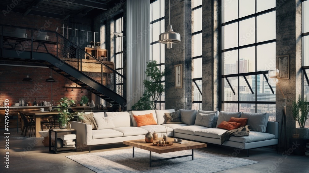 A room filled with furniture and plenty of natural light. Ideal for home decor projects A room filled with furniture and plenty of natural light. Ideal for home decor projects
