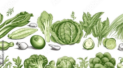A variety of fresh vegetables including lettuce, carrots, broccoli, and more. Ideal for healthy eating concept