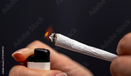 Cannabis rauchen photo