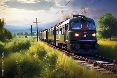 train on the go
