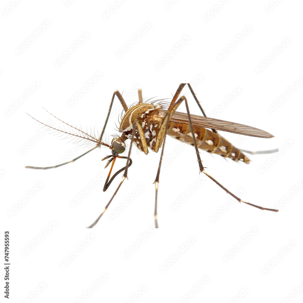 Mosquito isolated transparent, Generative AI Mosquito isolated transparent, Generative AI