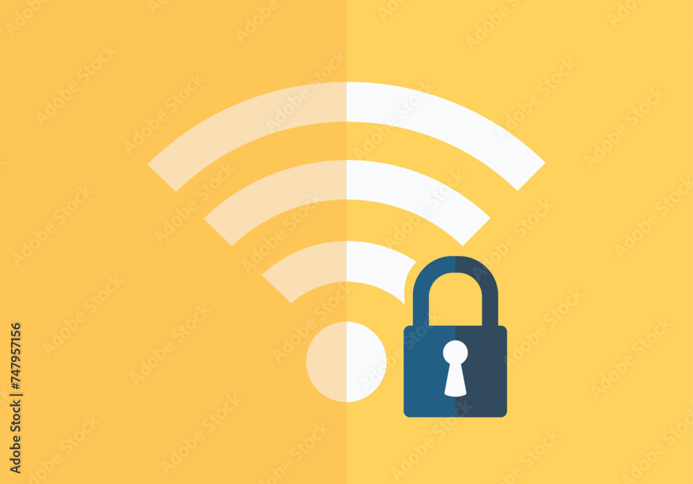 Set of four wifi icons for business or commercial use. Set of four wifi icons for business or commercial use.