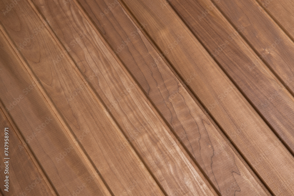 Obraz premium brown wooden planks aligned texture 
