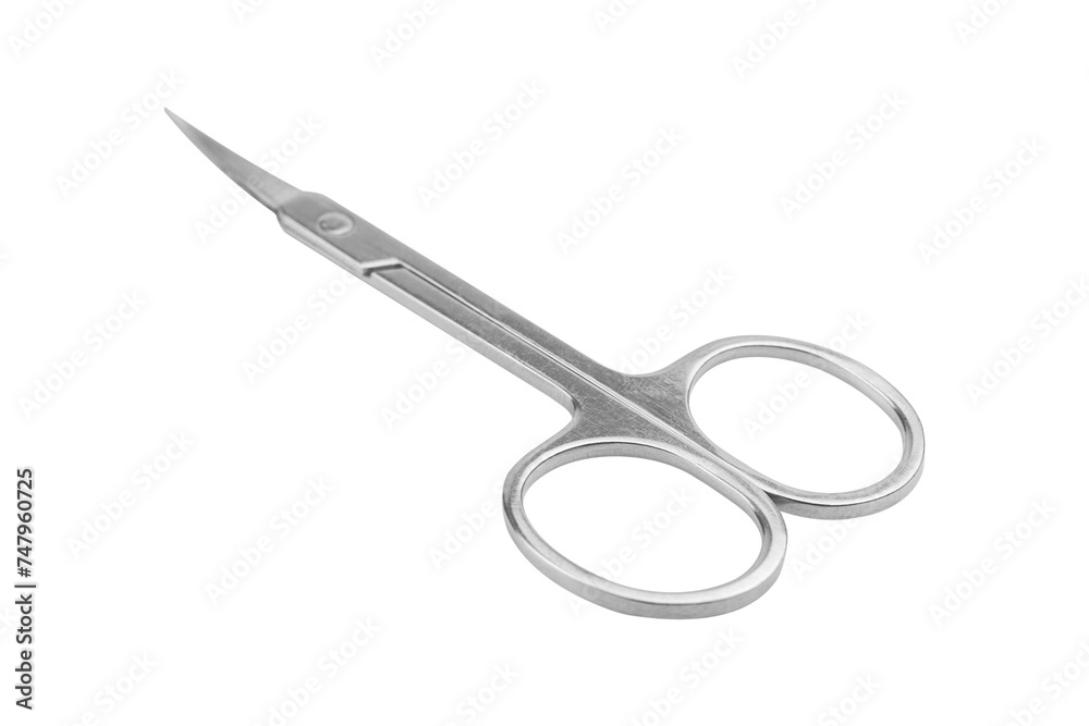 manicure scissors isolated from background manicure scissors isolated from background