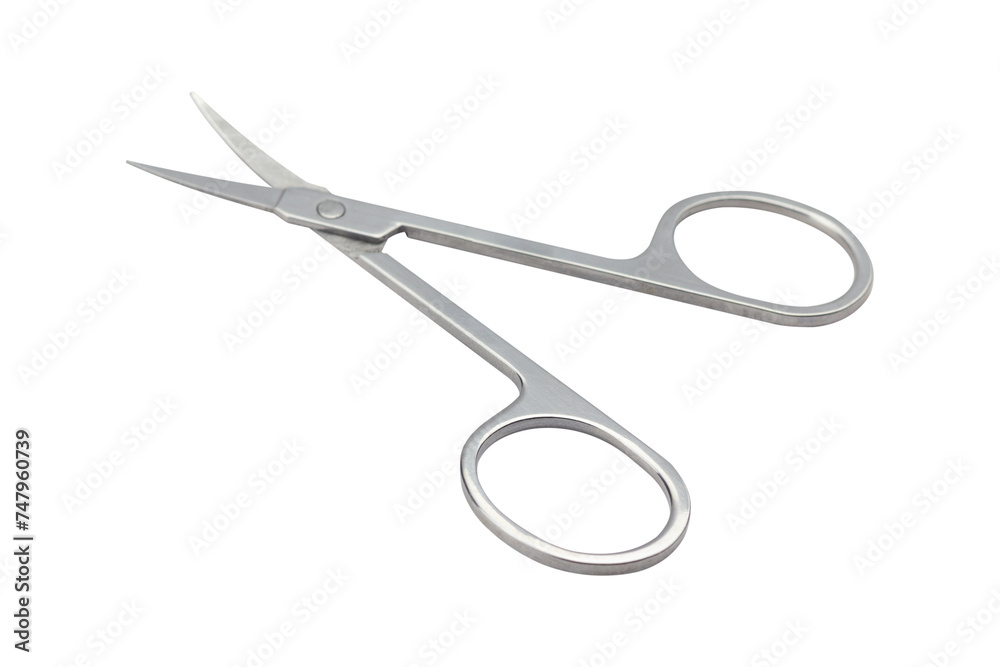 manicure scissors isolated from background manicure scissors isolated from background