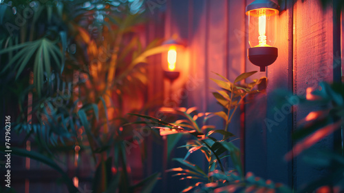 Remote controlled outdoor lighting for improved