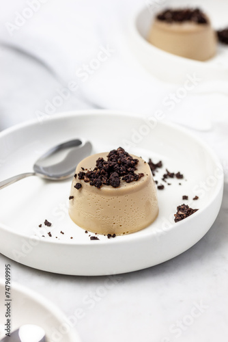 Coffee panna cotta