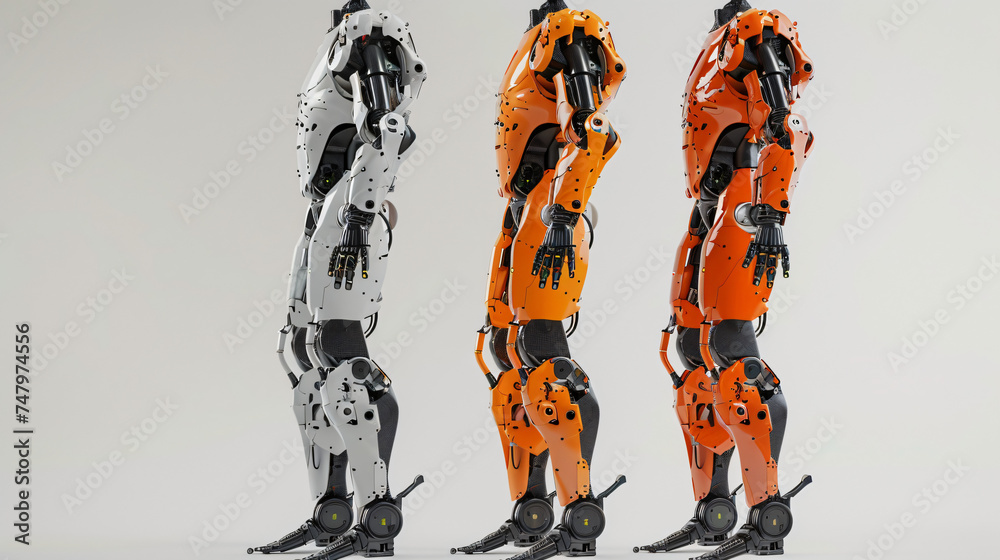 Robotic prosthetic limbs and exoskeletons solid