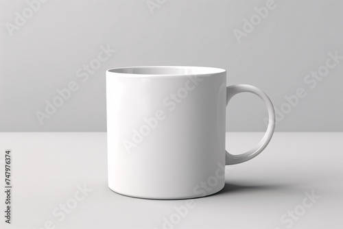 a white mug on a table