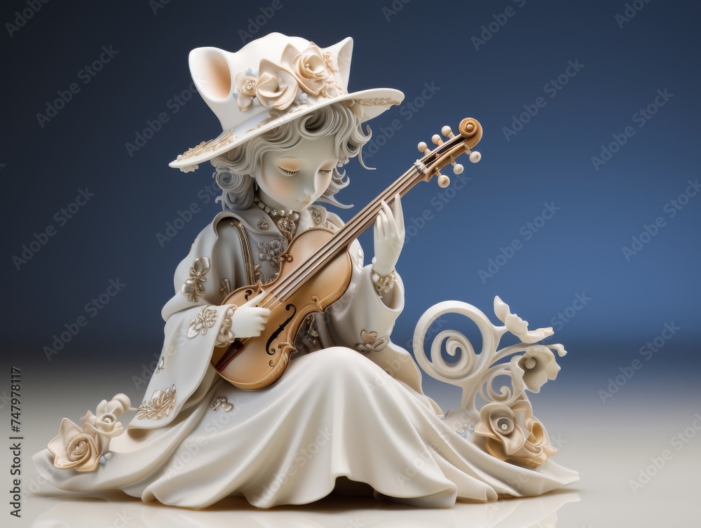 Delicate Porcelain Figurine