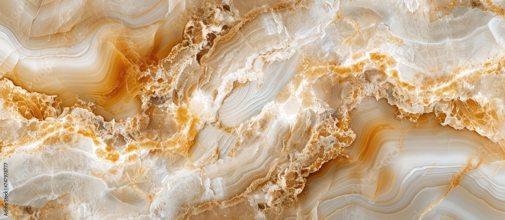 Detailed close-up view of a smooth and polished marble surface, showcasing intricate patterns and textures in shades of white, gray, and black. Detailed close-up view of a smooth and polished marble surface, showcasing intricate patterns and textures in shades of white, gray, and black.