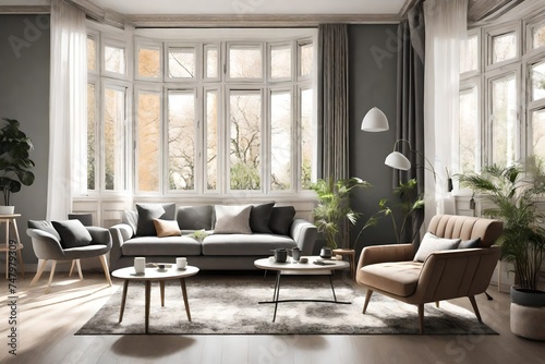modern living room © farzana