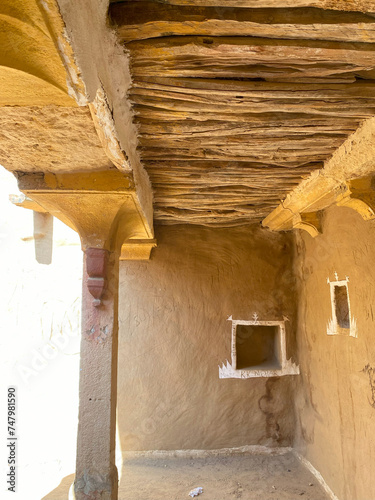 inside view of houses of haunted palace kuldhara jaisalmer, kuldhara haunted palace house view.
