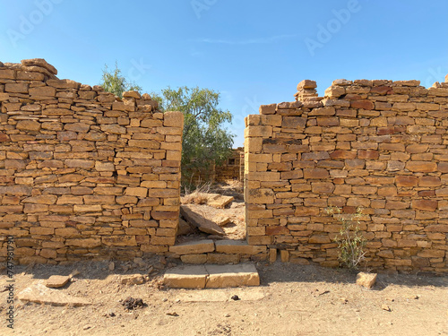 Kuldhara is an abandoned village in the Jaisalmer district of Rajasthan, India. Established around the 13th century, it was once a prosperous village inhabited by Paliwal Brahmins photo
