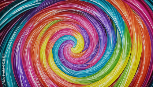 3D rendered background with colorful and mysterious swirl patterns