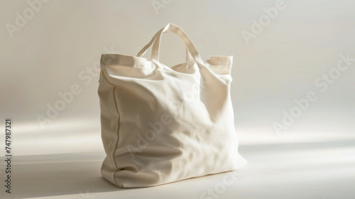 simple white bag white background