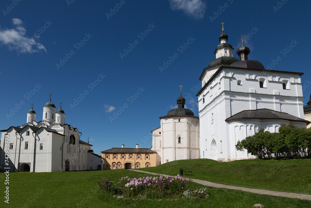 The architectural ensemble of the Kirillo-Belozersky Monastery in the city of Kirillov, Vologda region, Russia