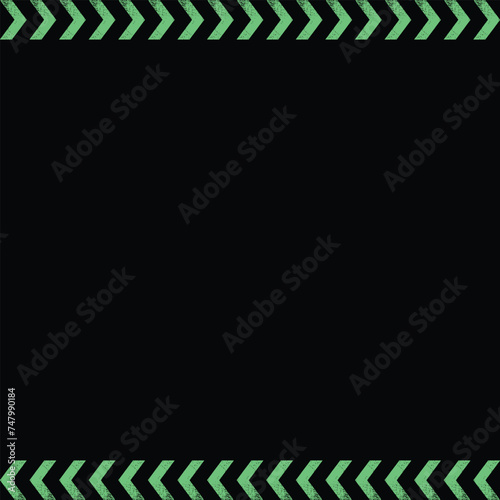 Black and green grunge line striped rectangular background, abstract green and black stripes on the diagonal, vector template sign border
