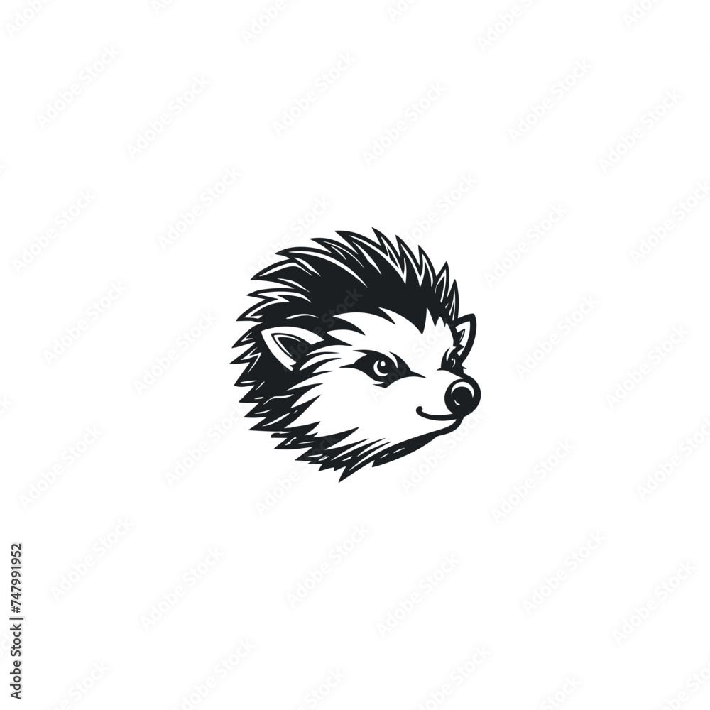 Vector hedgehog or forest animal logo design.
Vector hedgehog or forest animal logo design.