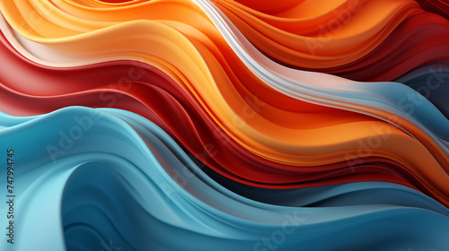 4K ULTRA HD Multicolor digital background made of abstract design