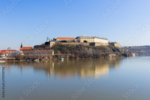 Petrovaradin Fortress overlooking the Danube in Serbia, a historic military stronghold with stunning architecture and panoramic views, making it a must-see landmark for tourists in Novi Sad.