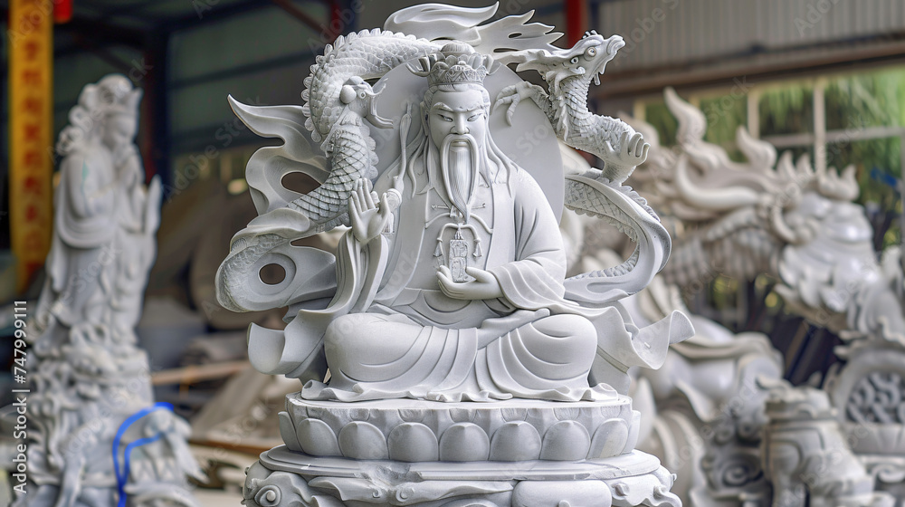 Songling stone carving statue