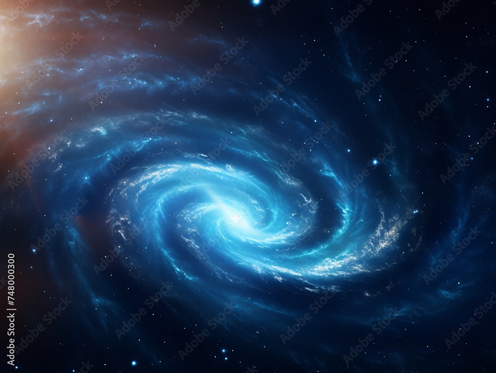 Fototapeta premium a galaxy in space with stars