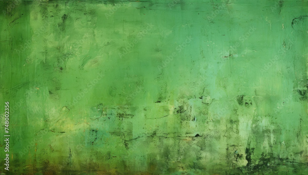 Fototapeta premium Scraped green background