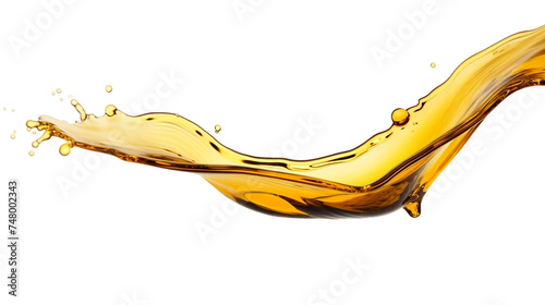 Pouring Oil Lubricant Motor Isolated On Transparent Background Or PNG Background.