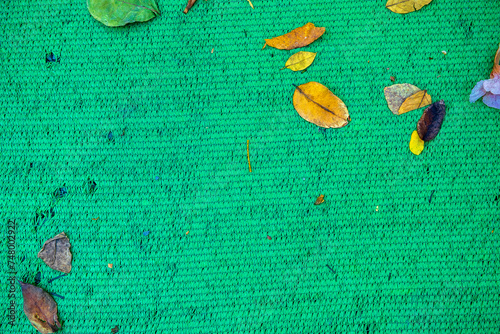 Fotografie Background image: green plastic cloth sheet