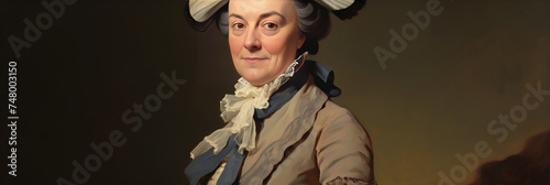 Abigail Adams: A Portrait of Resilience and Wisdom in the Face of National Birth photo