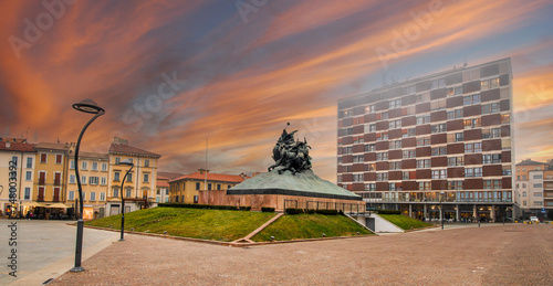 Ai Caduti  Monument view in Monza City. photo