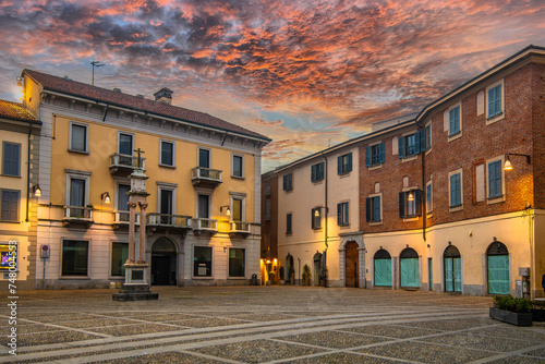 Fototapeta Naklejka Na Ścianę i Meble -  Monza street view in Monza City.