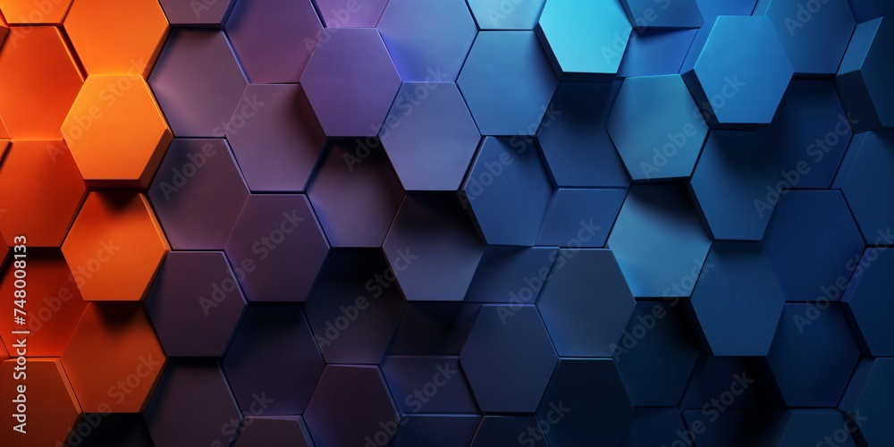 a close up of hexagons a close up of hexagons