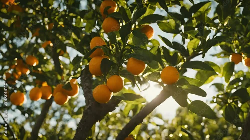 oranges on the tree branch, sunset light. sunlight video looping background, speing background, seamless loopig, 4k video, relaxing ature video, youtube videos, stock videos, stock life videos. oranges on the tree branch, sunset light. sunlight video looping background, speing background, seamless loopig, 4k video, relaxing ature video, youtube videos, stock videos, stock life videos.