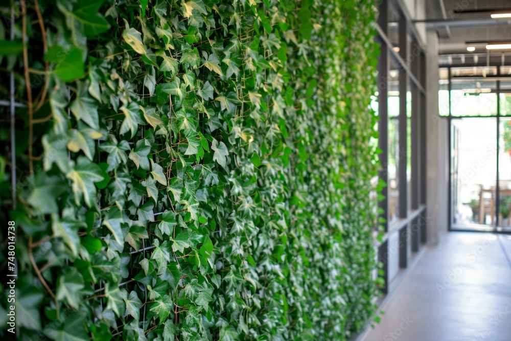 walls into a lush haven, each surface adorned with the delicate beauty of ivy leaves walls into a lush haven, each surface adorned with the delicate beauty of ivy leaves
