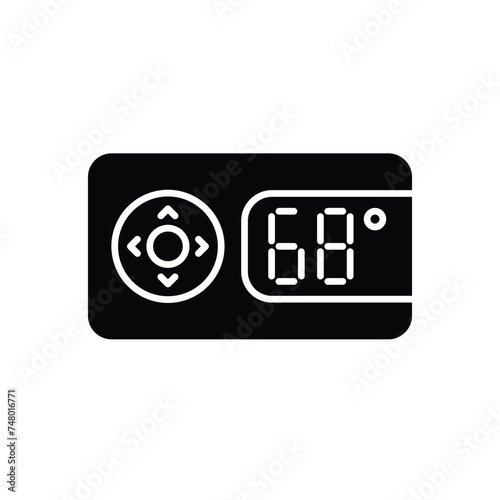 Thermostat icon vector stock illustration